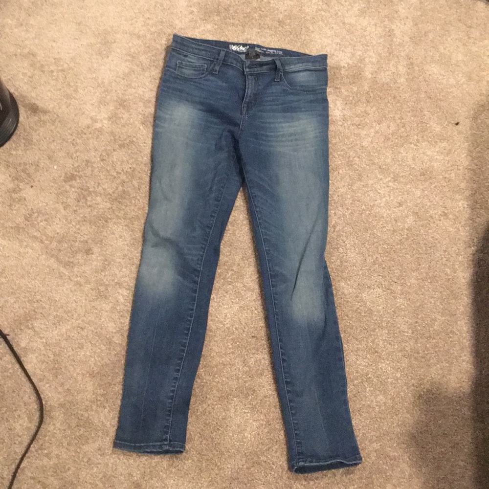 High rise jegging crop